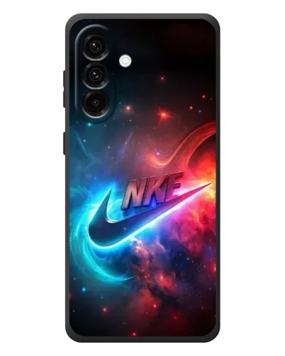 Чохол для Samsung Galaxy A57 з картинкою «Вогняний логотип Nike»