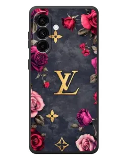 Чохол для Samsung Galaxy A57 з картинкою «Квітковий Louis Vuitton»