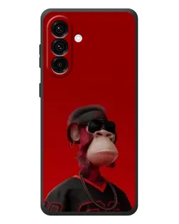Чохол для Samsung Galaxy A57 з картинкою «Bored Ape в червоному»