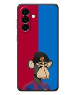 Чохол для Samsung Galaxy A57 з картинкою «Bored Ape — фанат Барси»