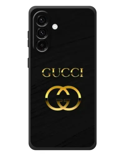 Чехол для Samsung Galaxy A57 с картинкой «Золотой логотип Gucci» Чехол для Samsung Galaxy A57 с картинкой «Золотой логотип Gucci»