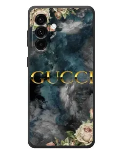 Чохол для Samsung Galaxy A57 з картинкою «Абстрактні квіти Gucci»