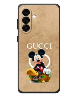 Чехол для Samsung Galaxy A57 с картинкой «Микки Маус Gucci — крафт»