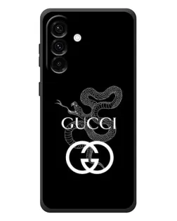 Чехол для Samsung Galaxy A57 с картинкой «Gucci — серебряная змея»