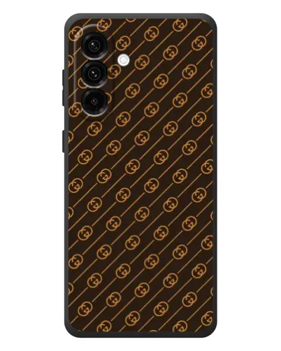 Чехол для Samsung Galaxy A57 с картинкой «Gucci — золотые диагонали» Чехол для Samsung Galaxy A57 с картинкой «Gucci — золотые диагонали»