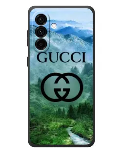 Чехол для Samsung Galaxy A57 с картинкой «Gucci — горный пейзаж»