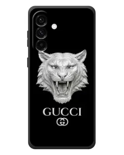 Чохол для Samsung Galaxy A57 з картинкою «Gucci — срібний лев»
