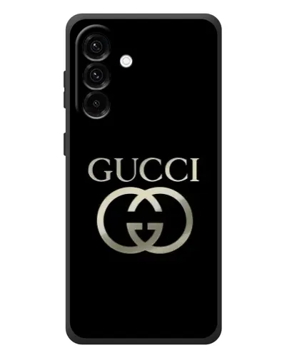 Чохол для Samsung Galaxy A57 з картинкою «Gucci — золото на чорному» Чохол для Samsung Galaxy A57 з картинкою «Gucci — золото на чорному»