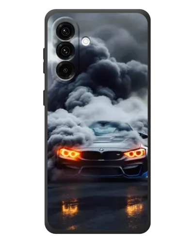 Чехол для Samsung Galaxy A57 с картинкой «BMW в дыму» Чехол для Samsung Galaxy A57 с картинкой «BMW в дыму»
