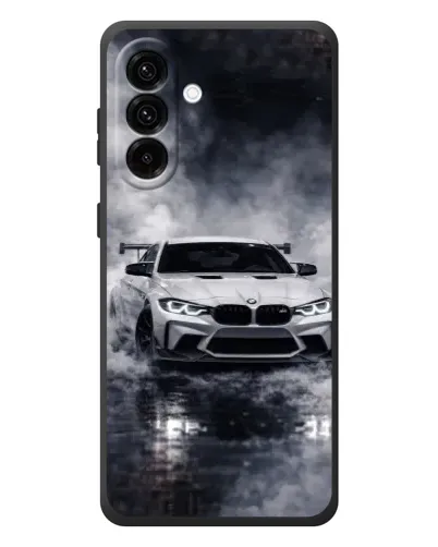 Чехол для Samsung Galaxy A57 с картинкой «BMW сквозь туман» Чехол для Samsung Galaxy A57 с картинкой «BMW сквозь туман»
