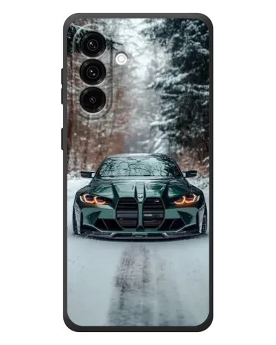 Чехол для Samsung Galaxy A57 с картинкой «BMW в зимнем лесу» Чехол для Samsung Galaxy A57 с картинкой «BMW в зимнем лесу»