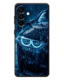 Чехол для Samsung Galaxy A57 с картинкой «BMW под дождем»