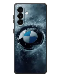 Чехол для Samsung Galaxy A57 с картинкой «Логотип BMW — лед»