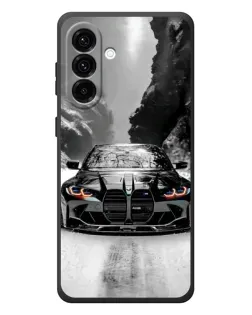 Чехол для Samsung Galaxy A57 с картинкой «BMW — акварельный дрифт»