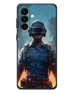 Чехол для Samsung Galaxy A57 с картинкой «PUBG — реалистичный герой»