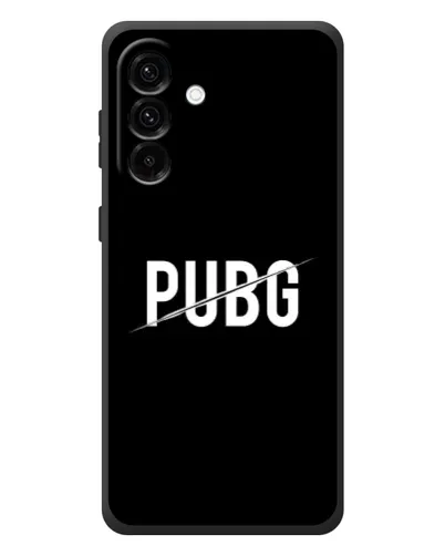 Чехол для Samsung Galaxy A57 с картинкой «PUBG — белый логотип»