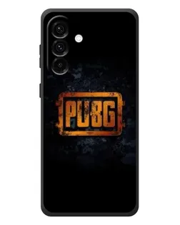 Чехол для Samsung Galaxy A57 с картинкой «PUBG — золотой логотип»