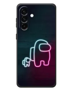 Чехол для Samsung Galaxy A57 с картинкой «Among Us неон-арт»