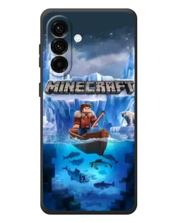Чехол для Samsung Galaxy A57 с картинкой «Minecraft ледяной мир» Чехол для Samsung Galaxy A57 с картинкой «Minecraft ледяной мир»