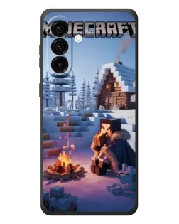 Чехол для Samsung Galaxy A57 с картинкой «Зимний Minecraft» Чехол для Samsung Galaxy A57 с картинкой «Зимний Minecraft»