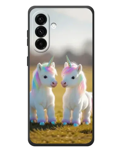 Чохол для Samsung Galaxy A57 з картинкою «Пара єдинорогів»