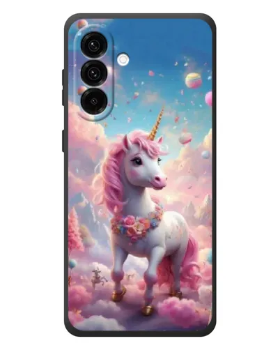 Чохол для Samsung Galaxy A57 з картинкою «Єдиноріг серед хмар»