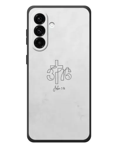 Чехол для Samsung Galaxy A57 с картинкой «Иоанна 3:16 Крест» Чехол для Samsung Galaxy A57 с картинкой «Иоанна 3:16 Крест»