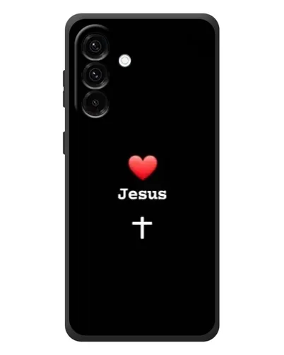 Чехол для Samsung Galaxy A57 с картинкой «Сердце - Jesus» Чехол для Samsung Galaxy A57 с картинкой «Сердце - Jesus»