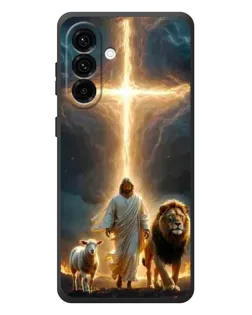 Чехол для Samsung Galaxy A57 с картинкой «Лев Иуды и Свет» Чехол для Samsung Galaxy A57 с картинкой «Лев Иуды и Свет»