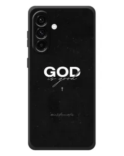 Чехол для Samsung Galaxy A57 с картинкой «GOD — Бог над всем»