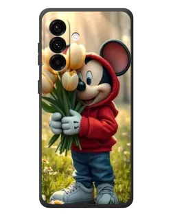Чохол для Samsung Galaxy A57 з картинкою «Міккі з тюльпанами» Чохол для Samsung Galaxy A57 з картинкою «Міккі з тюльпанами»