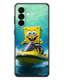 Чехол для Samsung Galaxy A57 с картинкой «Спанч Боб на гидроцикле» Чехол для Samsung Galaxy A57 с картинкой «Спанч Боб на гидроцикле»