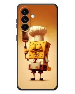 Чехол для Samsung Galaxy A57 с картинкой «Губка Боб повар»