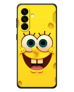 Чехол для Samsung Galaxy A57 с картинкой «Губка Боб улыбка»
