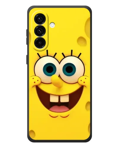 Чехол для Samsung Galaxy A57 с картинкой «Губка Боб улыбка»
