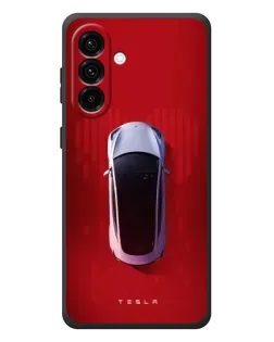 Чехол для Samsung Galaxy A57 с картинкой «Tesla Top View»