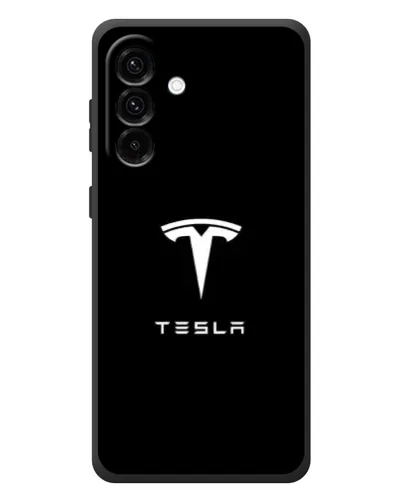 Чехол для Samsung Galaxy A57 с картинкой «Tesla White Logo» Чехол для Samsung Galaxy A57 с картинкой «Tesla White Logo»