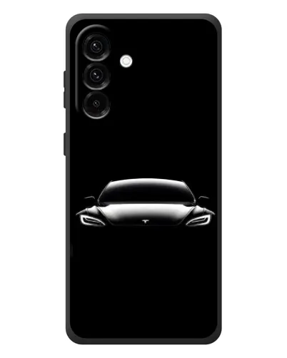 Чехол для Samsung Galaxy A57 с картинкой «Фары Tesla Night» Чехол для Samsung Galaxy A57 с картинкой «Фары Tesla Night»