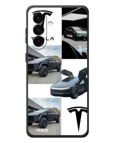 Чехол для Samsung Galaxy A57 с картинкой «Коллаж Cybertruck Tesla» Чехол для Samsung Galaxy A57 с картинкой «Коллаж Cybertruck Tesla»
