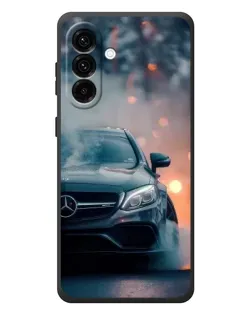 Чехол для Samsung Galaxy A57 с картинкой «Mercedes — ночной город» Чехол для Samsung Galaxy A57 с картинкой «Mercedes — ночной город»