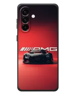 Чехол для Samsung Galaxy A57 с картинкой «Mercedes AMG — красная линия»