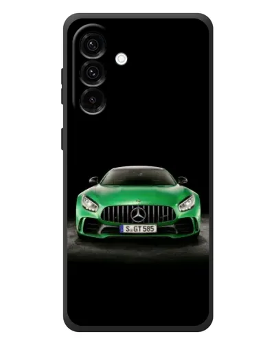 Чехол для Samsung Galaxy A57 с картинкой «Mercedes — неоновый лого» Чехол для Samsung Galaxy A57 с картинкой «Mercedes — неоновый лого»