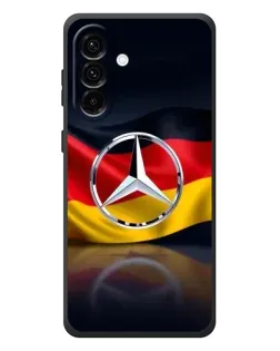 Чехол для Samsung Galaxy A57 с картинкой «Mercedes — флаг Германии»
