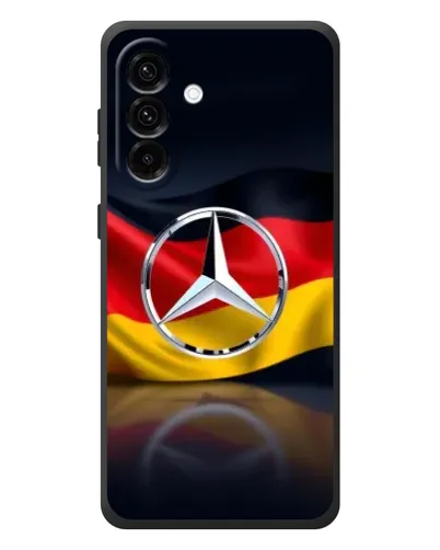 Чехол для Samsung Galaxy A57 с картинкой «Mercedes — флаг Германии» Чехол для Samsung Galaxy A57 с картинкой «Mercedes — флаг Германии»