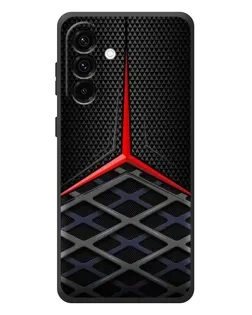 Чехол для Samsung Galaxy A57 с картинкой «Mercedes Carbon Grid»