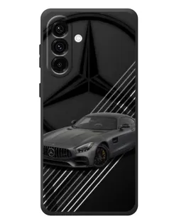 Чехол для Samsung Galaxy A57 с картинкой «Mercedes AMG — графика»