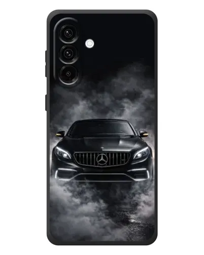 Чехол для Samsung Galaxy A57 с картинкой «Mercedes в дыму» Чехол для Samsung Galaxy A57 с картинкой «Mercedes в дыму»