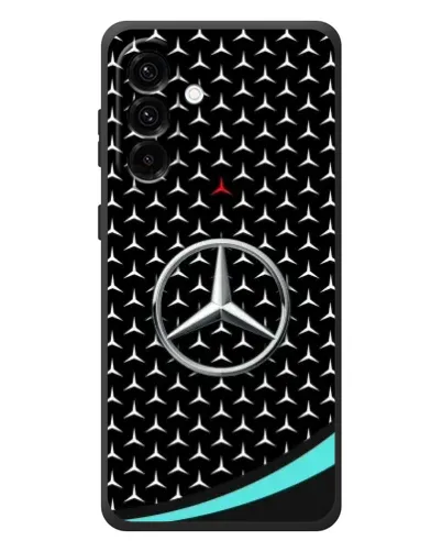 Чехол для Samsung Galaxy A57 с картинкой «Mercedes — бирюзовый акцент» Чехол для Samsung Galaxy A57 с картинкой «Mercedes — бирюзовый акцент»