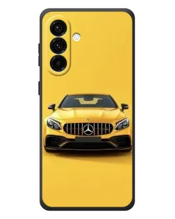 Чехол для Samsung Galaxy A57 с картинкой «Желтый Mercedes GT»