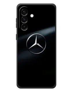 Чехол для Samsung Galaxy A57 с картинкой «Mercedes на металле»